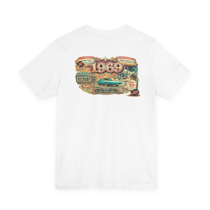 1969 Charger T-Shirt | Vintage Born in 1969 Gift | 57th Birthday Retro Tee for Men & Women