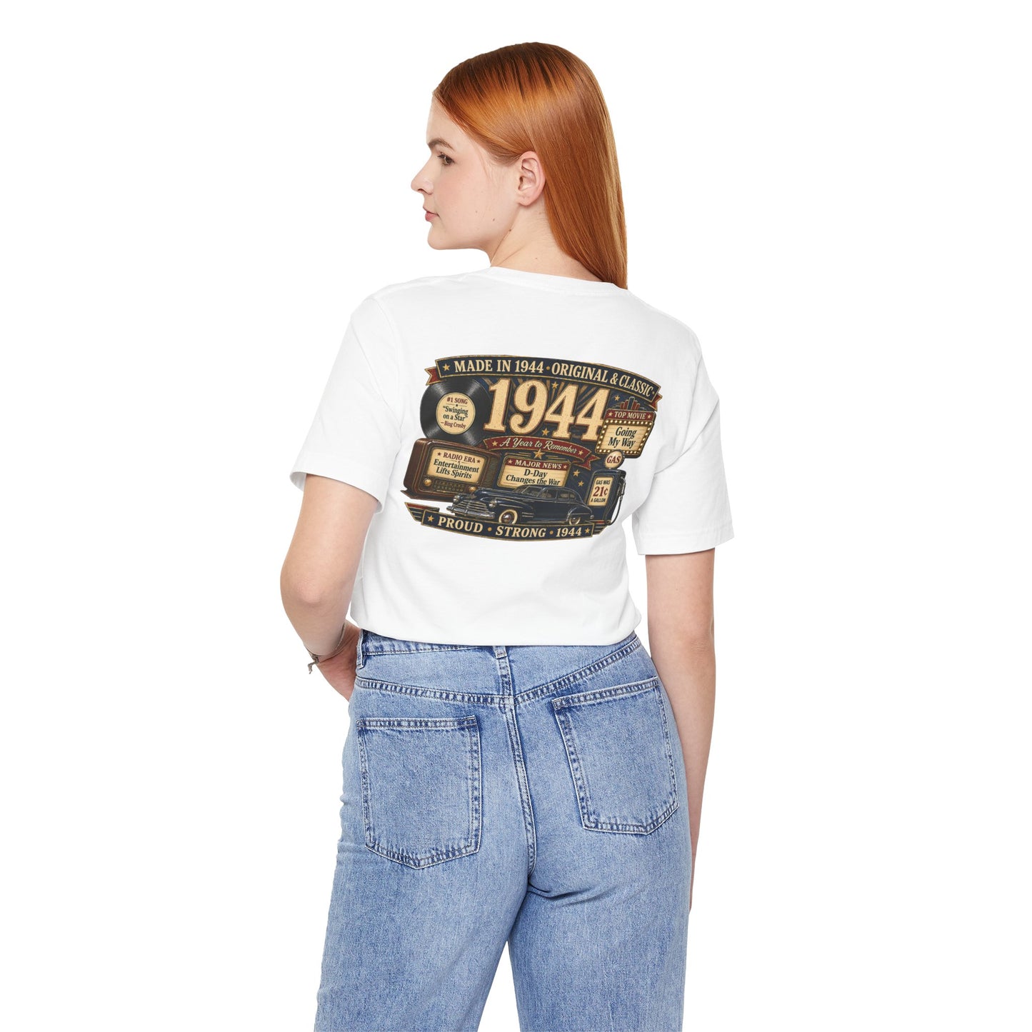 1944 Luxury Liner T-Shirt | Vintage Born in 1944 Gift | 82nd Birthday Retro Tee for Men & Women