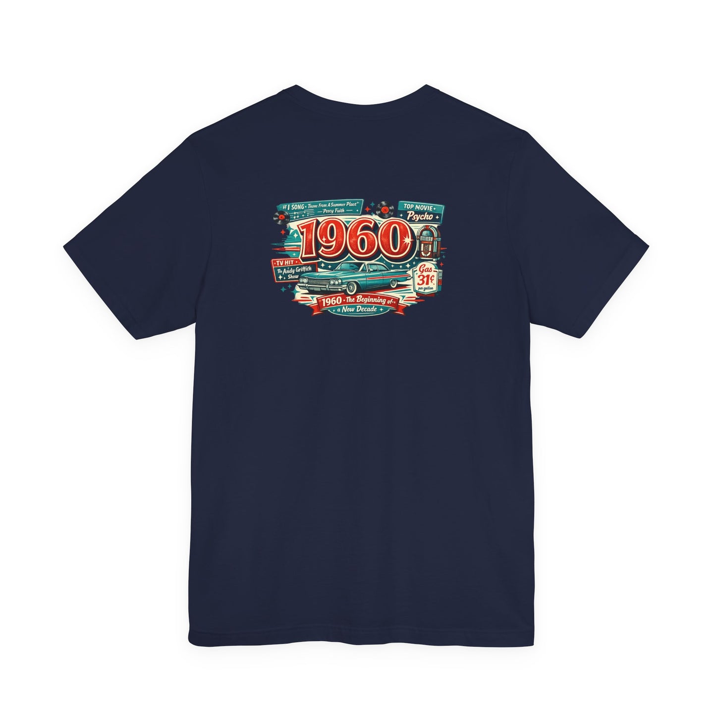1960 Chevrolet T-Shirt | Vintage Born in 1960 Gift | 66th Birthday Retro Tee for Men & Women