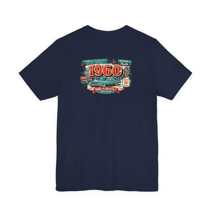 1960 Chevrolet T-Shirt | Vintage Born in 1960 Gift | 66th Birthday Retro Tee for Men & Women