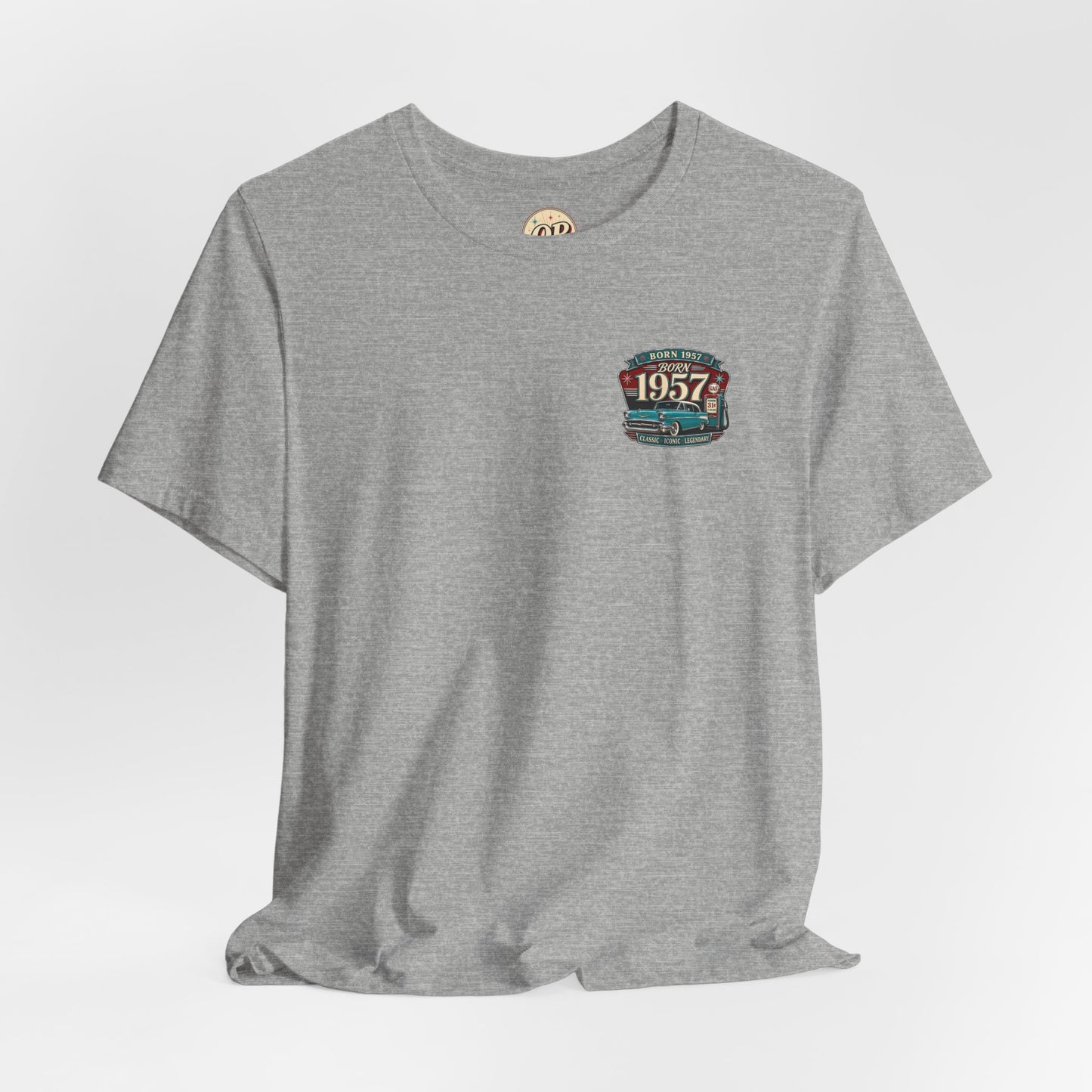 1957 Chevrolet Bel Air T-Shirt | Vintage Born in 1957 Gift | 69th Birthday Retro Tee for Men & Women