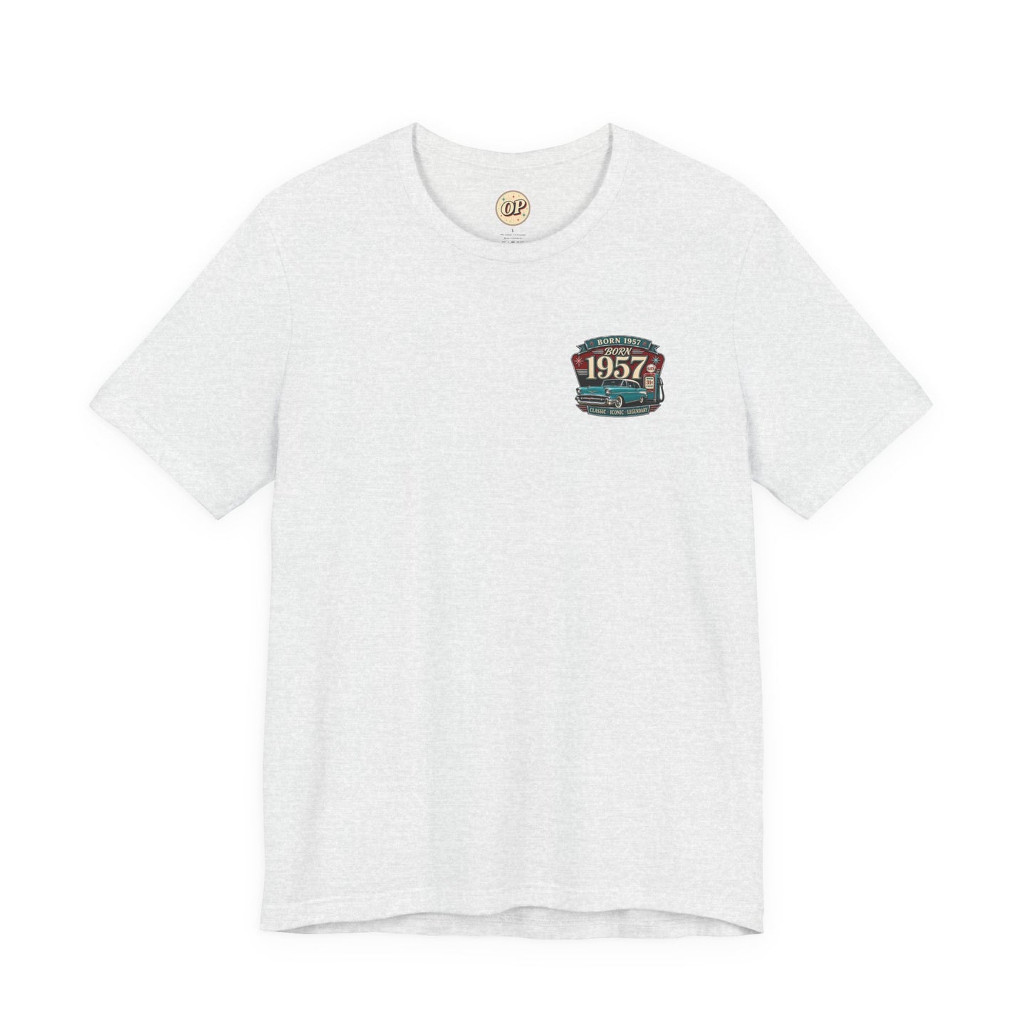 1957 Chevrolet Bel Air T-Shirt | Vintage Born in 1957 Gift | 69th Birthday Retro Tee for Men & Women