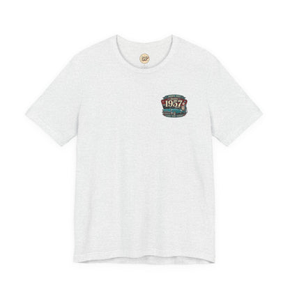 1957 Chevrolet Bel Air T-Shirt | Vintage Born in 1957 Gift | 69th Birthday Retro Tee for Men & Women