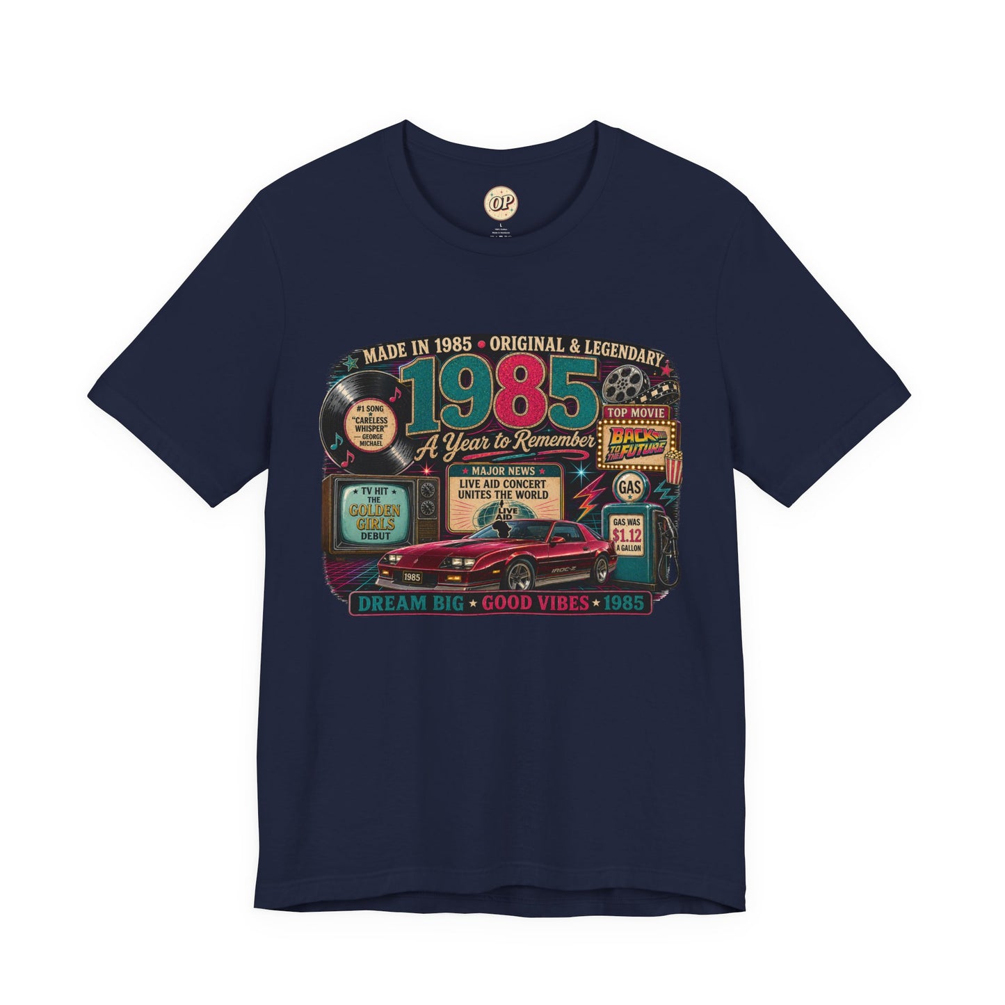 1985 Classic Muscle Car T-Shirt | Born in 1985 Birthday Gift | 41st Birthday Tee for Men & Women