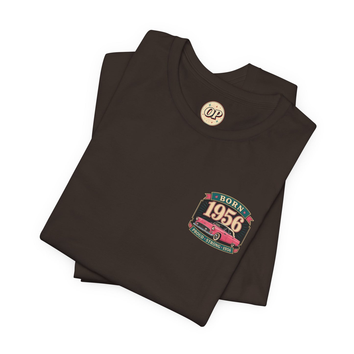 1956 Thunderbird T-Shirt | Vintage Born in 1956 Gift | 70th Birthday Retro Tee for Men & Women