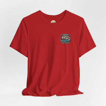 1957 Chevrolet Bel Air T-Shirt | Vintage Born in 1957 Gift | 69th Birthday Retro Tee for Men & Women