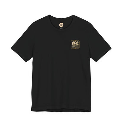 1942 Super Deluxe T-Shirt | Vintage Born in 1942 Gift | 84th Birthday Retro Tee for Men & Women