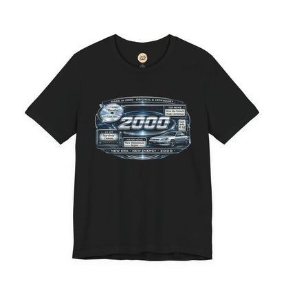 2000 Y2K Classic Car T-Shirt | Born in 2000 Birthday Gift | 26th Birthday Tee for Men & Women