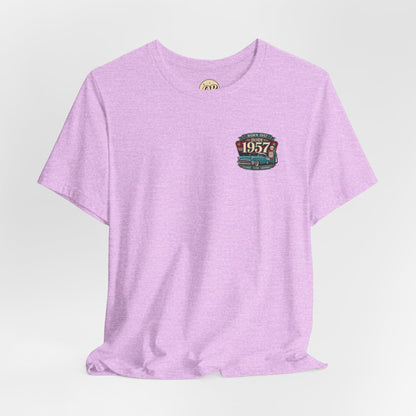 1957 Chevrolet Bel Air T-Shirt | Vintage Born in 1957 Gift | 69th Birthday Retro Tee for Men & Women