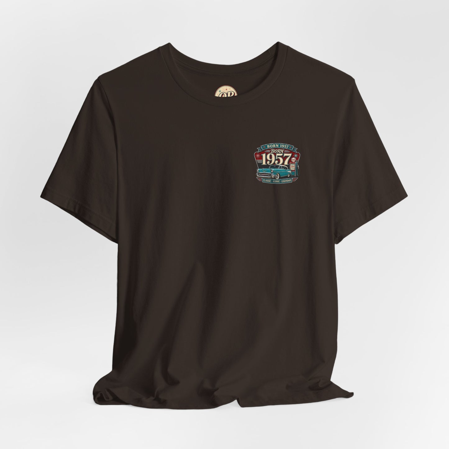 1957 Chevrolet Bel Air T-Shirt | Vintage Born in 1957 Gift | 69th Birthday Retro Tee for Men & Women