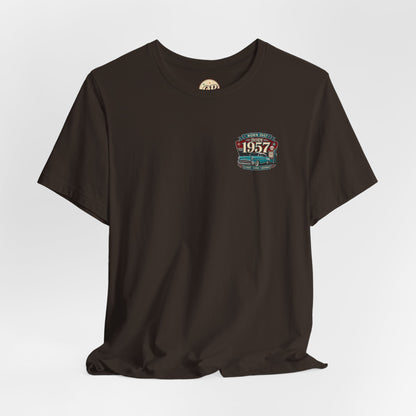 1957 Chevrolet Bel Air T-Shirt | Vintage Born in 1957 Gift | 69th Birthday Retro Tee for Men & Women