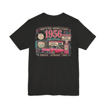 1956 Thunderbird T-Shirt | Vintage Born in 1956 Gift | 70th Birthday Retro Tee for Men & Women