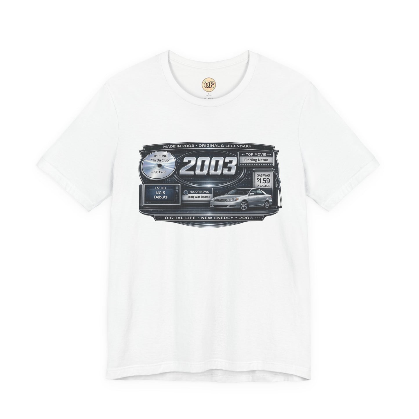 2003 Y2K Classic Car T-Shirt | Born in 2003 Birthday Gift | 23rd Birthday Tee for Men & Women