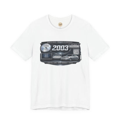2003 Y2K Classic Car T-Shirt | Born in 2003 Birthday Gift | 23rd Birthday Tee for Men & Women