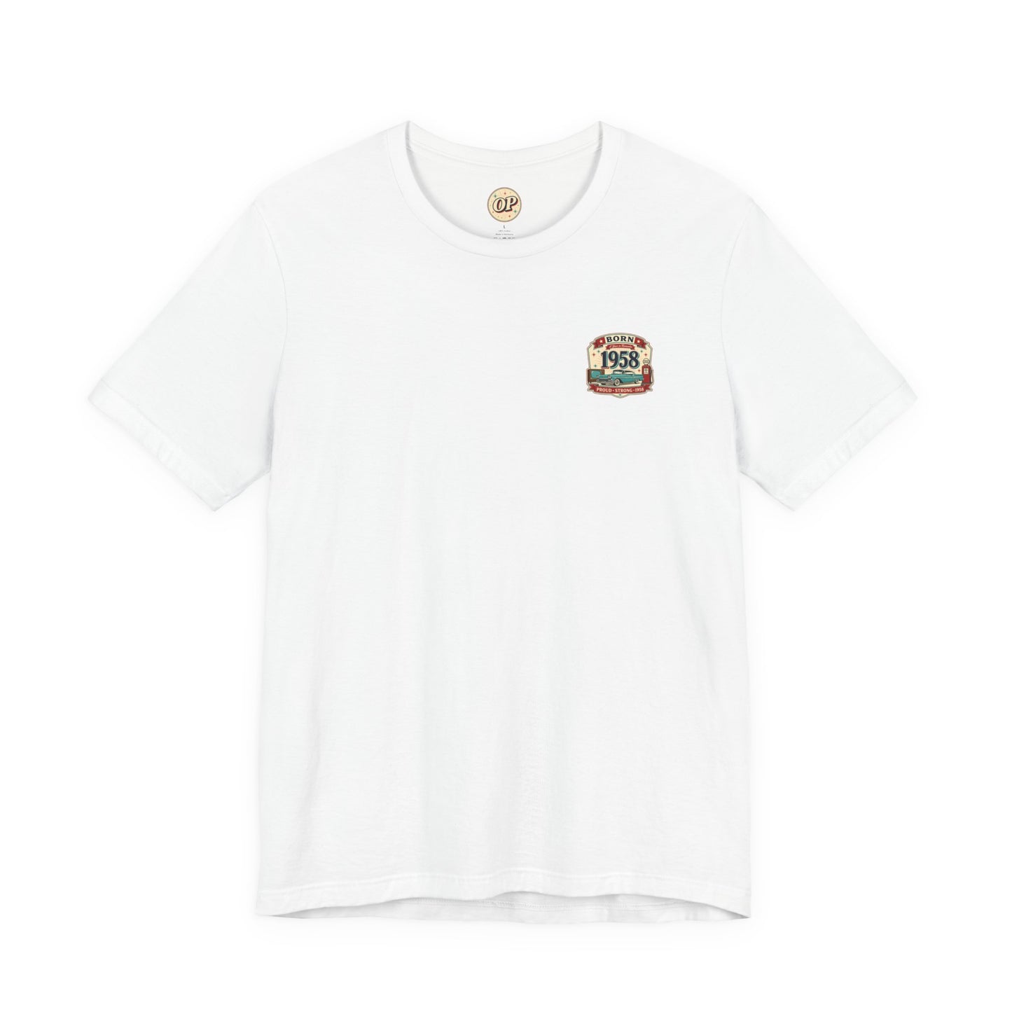 1958 Chevrolet Impala T-Shirt | Vintage Born in 1958 Gift | 68th Birthday Retro Tee for Men & Women