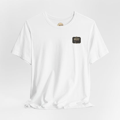 1937 Delahaye 135 Coupe T-Shirt | Vintage Born in 1937 Gift | 89th Birthday Retro Tee for Men & Women