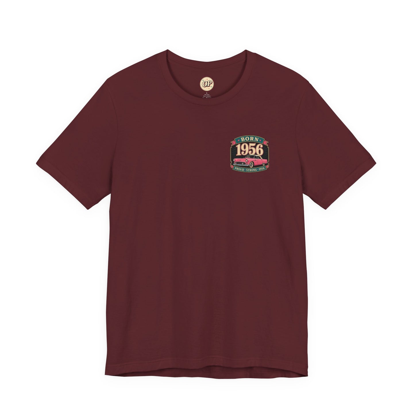 1956 Thunderbird T-Shirt | Vintage Born in 1956 Gift | 70th Birthday Retro Tee for Men & Women