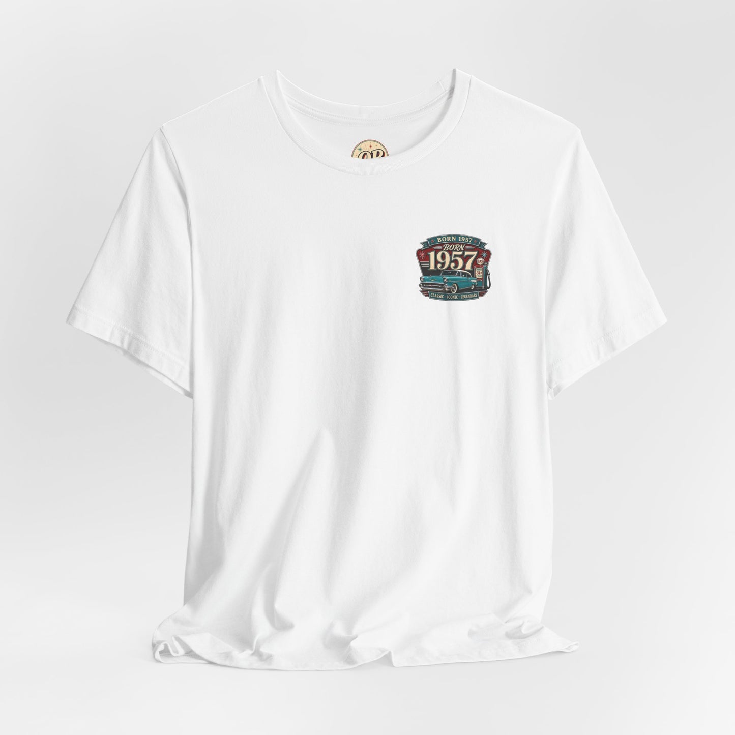 1957 Chevrolet Bel Air T-Shirt | Vintage Born in 1957 Gift | 69th Birthday Retro Tee for Men & Women
