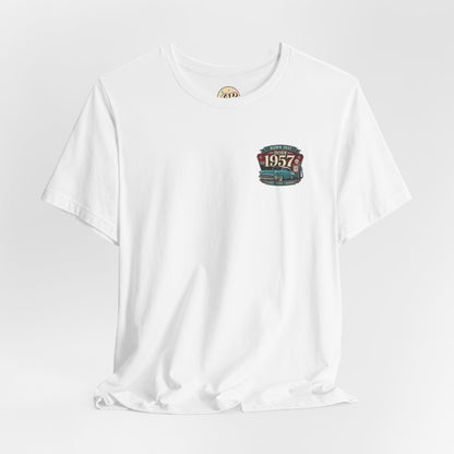 1957 Chevrolet Bel Air T-Shirt | Vintage Born in 1957 Gift | 69th Birthday Retro Tee for Men & Women