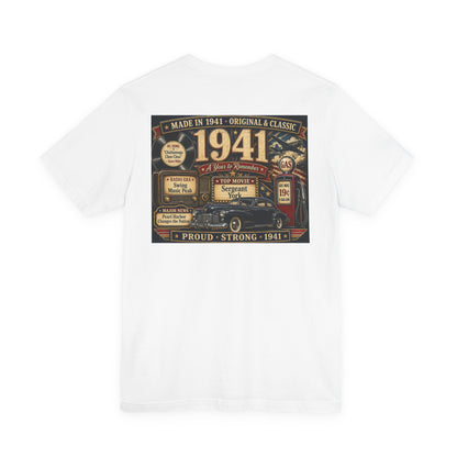 1941 Classic Cadillac T-Shirt | Vintage Born in 1941 Gift | 85th Birthday Retro Tee for Men & Women
