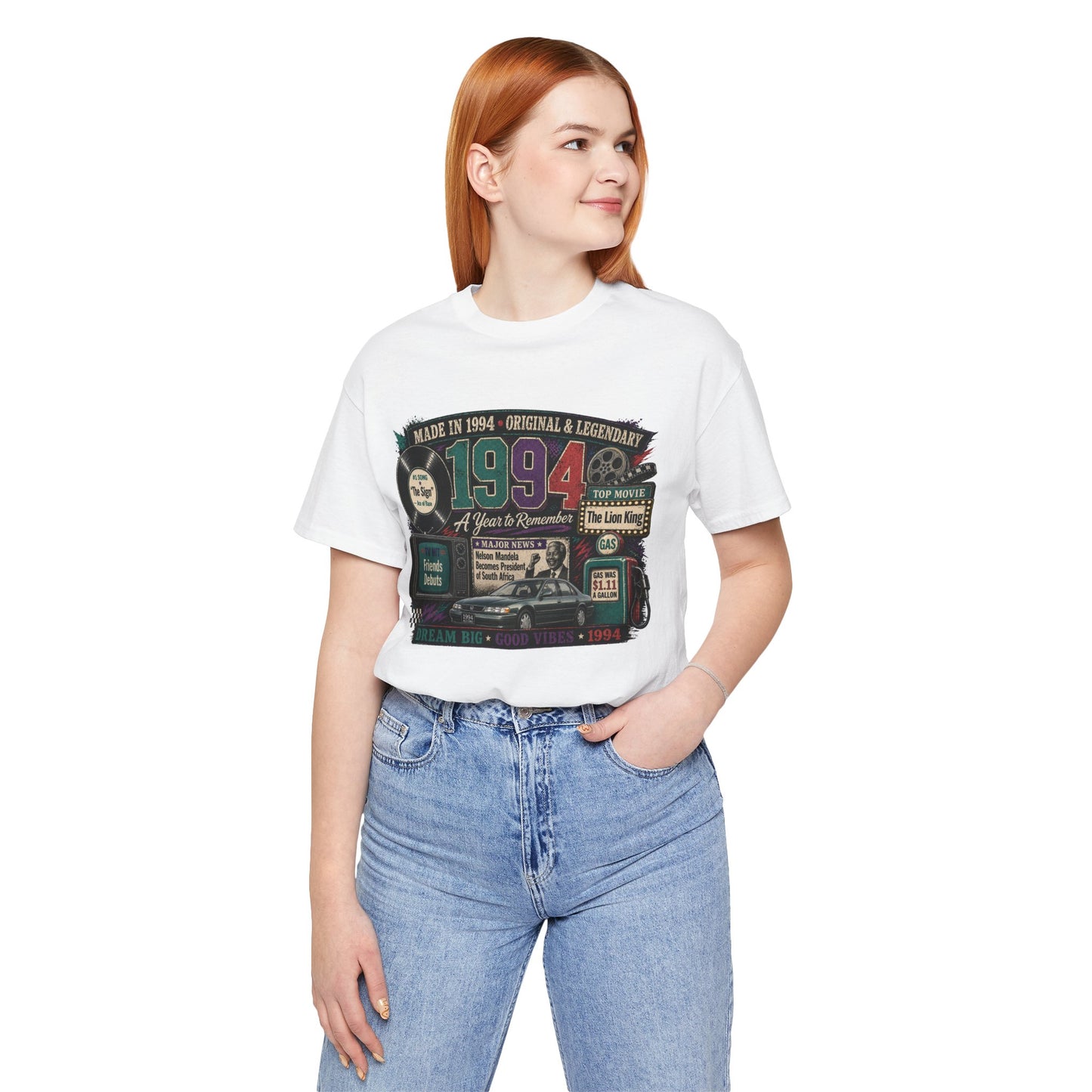 1994 Classic Car T-Shirt | Born in 1994 Birthday Gift | 32nd Birthday Tee for Men & Women