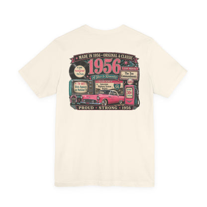 1956 Thunderbird T-Shirt | Vintage Born in 1956 Gift | 70th Birthday Retro Tee for Men & Women