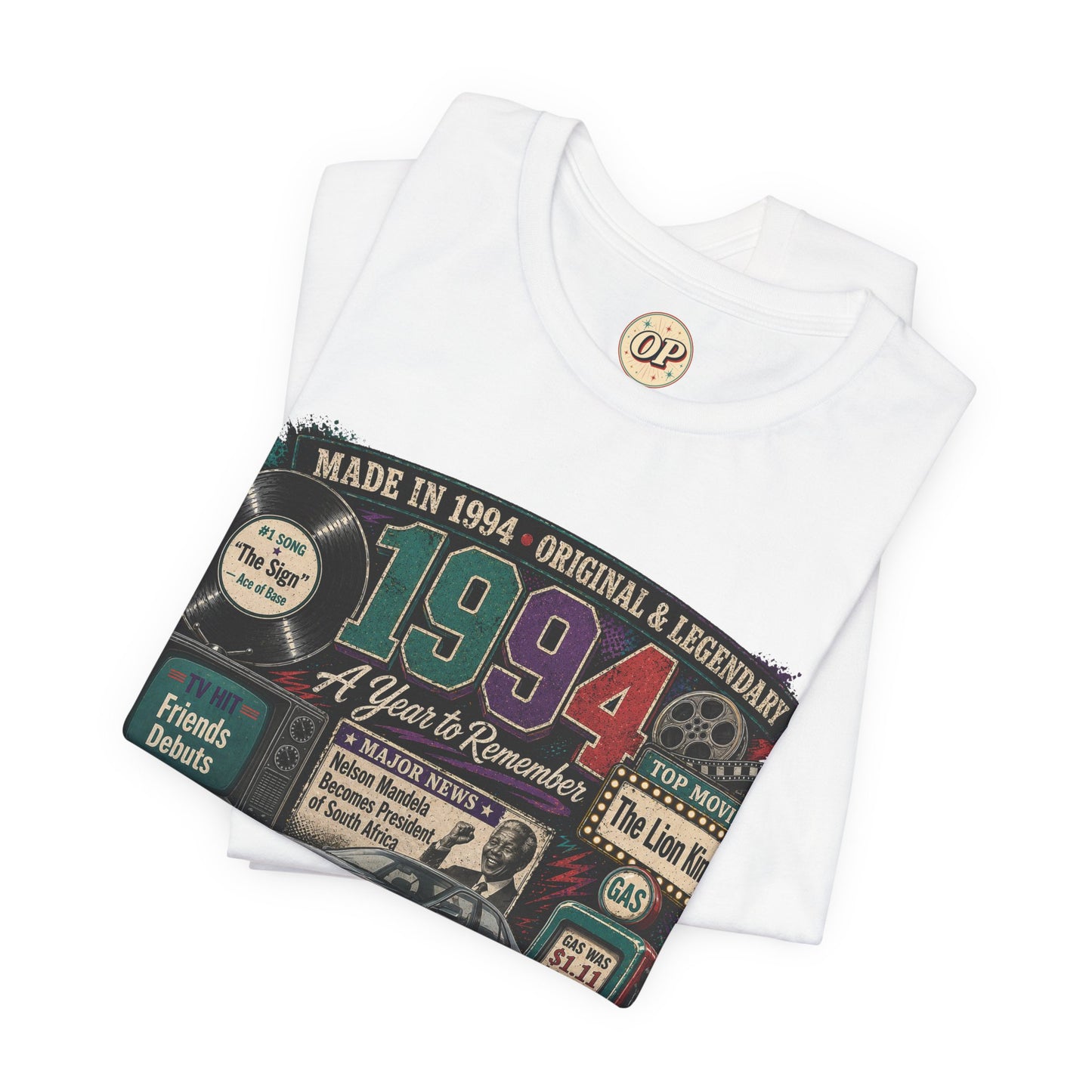 1994 Classic Car T-Shirt | Born in 1994 Birthday Gift | 32nd Birthday Tee for Men & Women