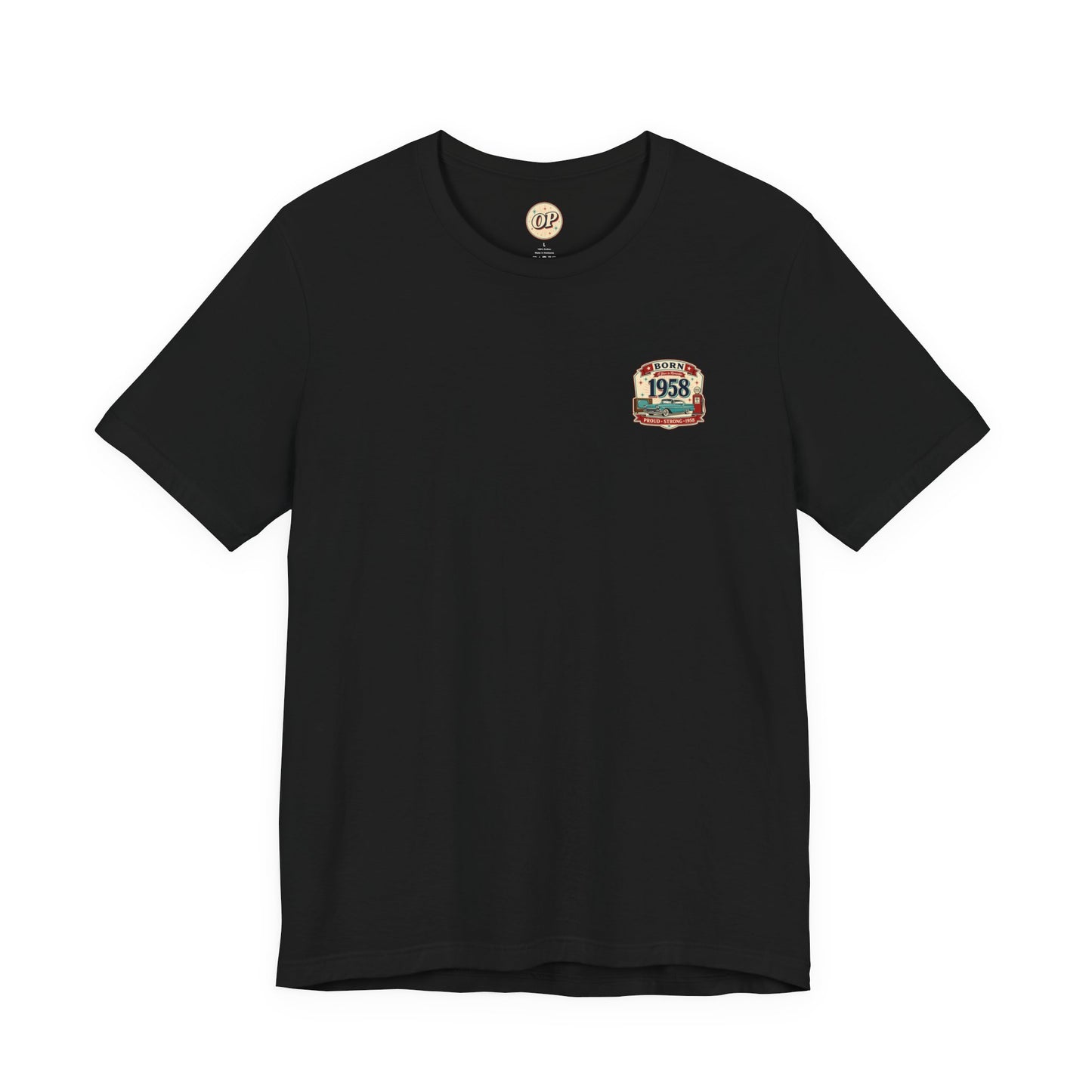 1958 Chevrolet Impala T-Shirt | Vintage Born in 1958 Gift | 68th Birthday Retro Tee for Men & Women