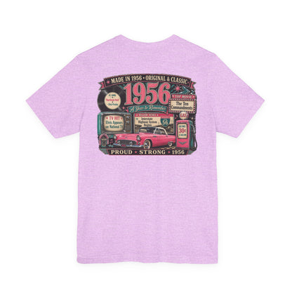 1956 Thunderbird T-Shirt | Vintage Born in 1956 Gift | 70th Birthday Retro Tee for Men & Women