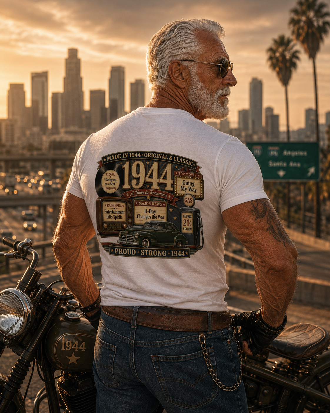 1944 Luxury Liner T-Shirt | Vintage Born in 1944 Gift | 82nd Birthday Retro Tee for Men & Women