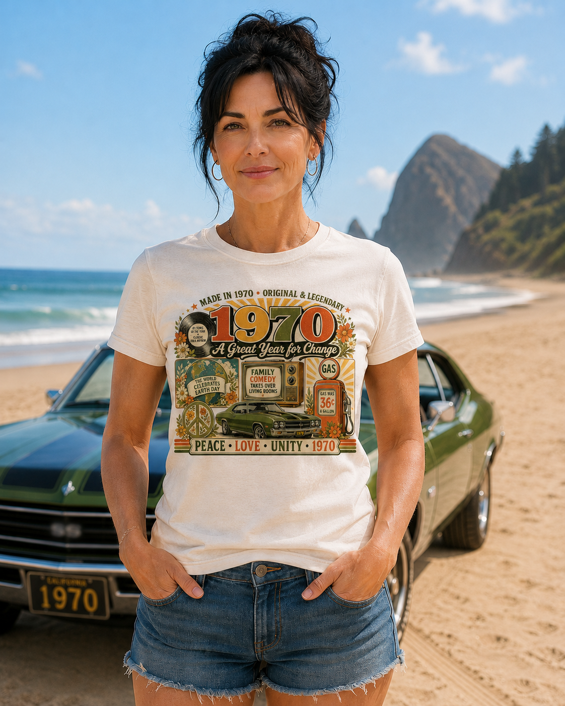 1970 Chevelle SS T-Shirt | Born in 1970 Birthday Gift | 56th Birthday Tee for Men & Women