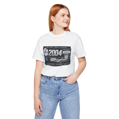 2004 Y2K Classic Car T-Shirt | Born in 2004 Birthday Gift | 22nd Birthday Tee for Men & Women