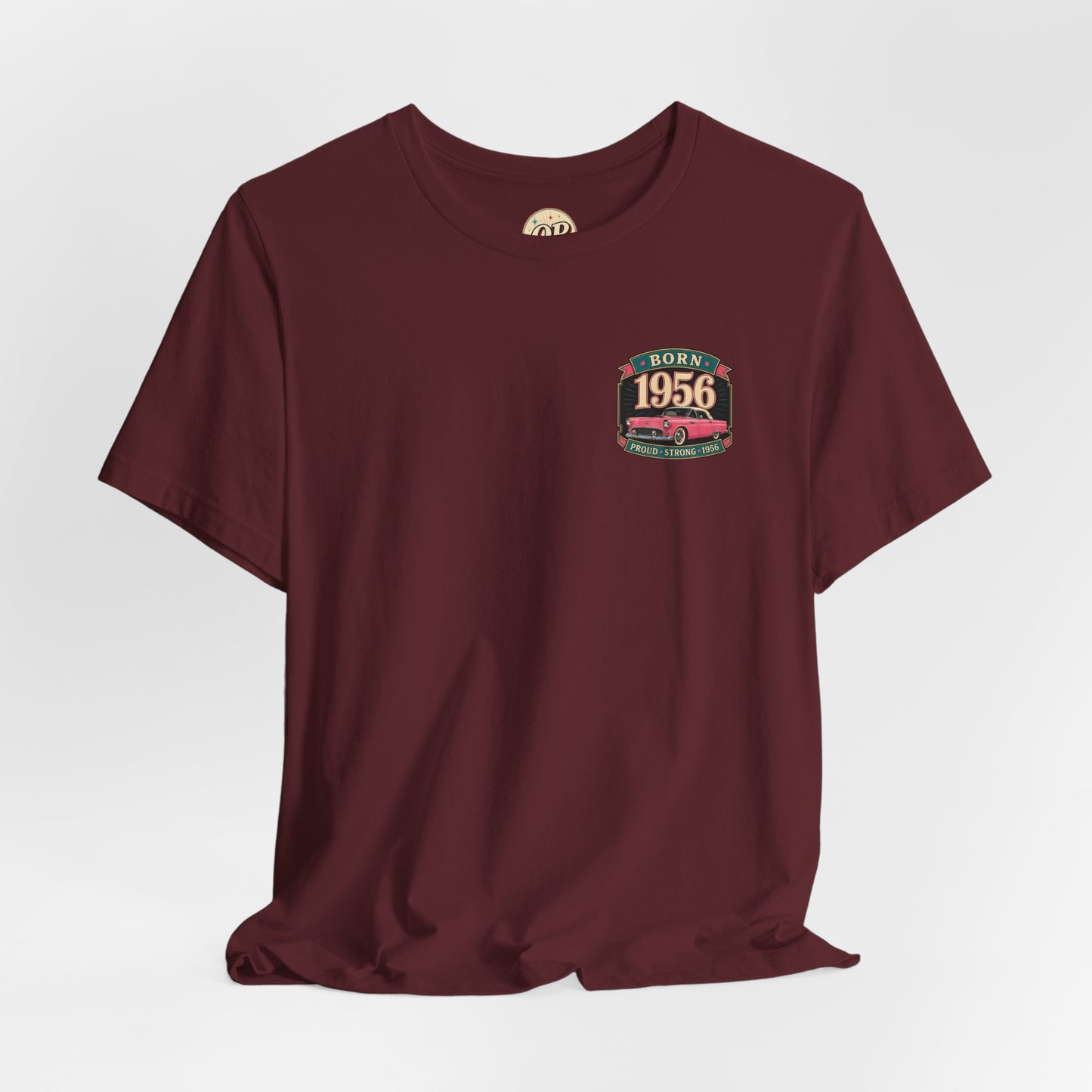 1956 Thunderbird T-Shirt | Vintage Born in 1956 Gift | 70th Birthday Retro Tee for Men & Women