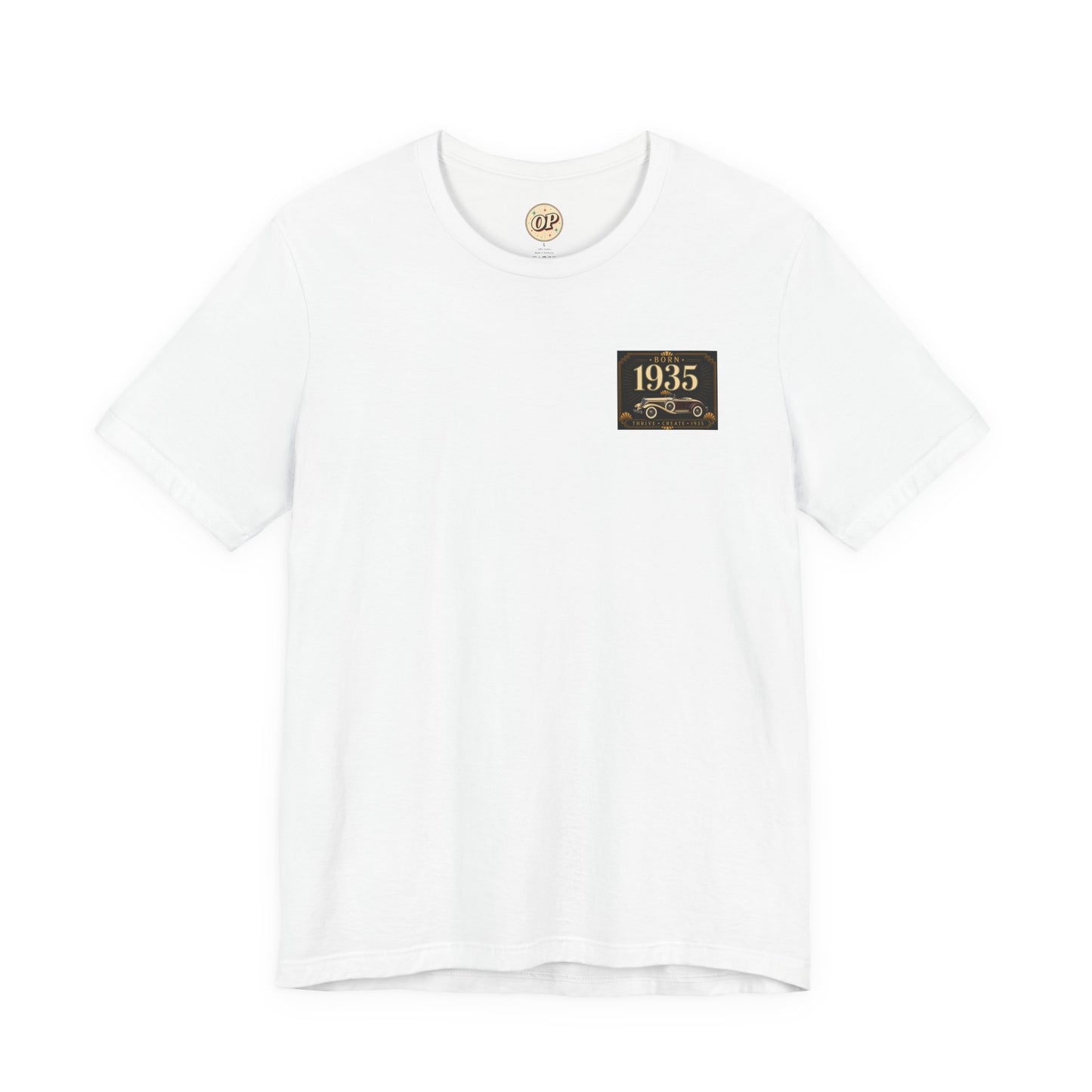 1935 Auburn Speedster T-Shirt | Vintage Born in 1935 Gift | 91st Birthday Retro Tee for Men & Women