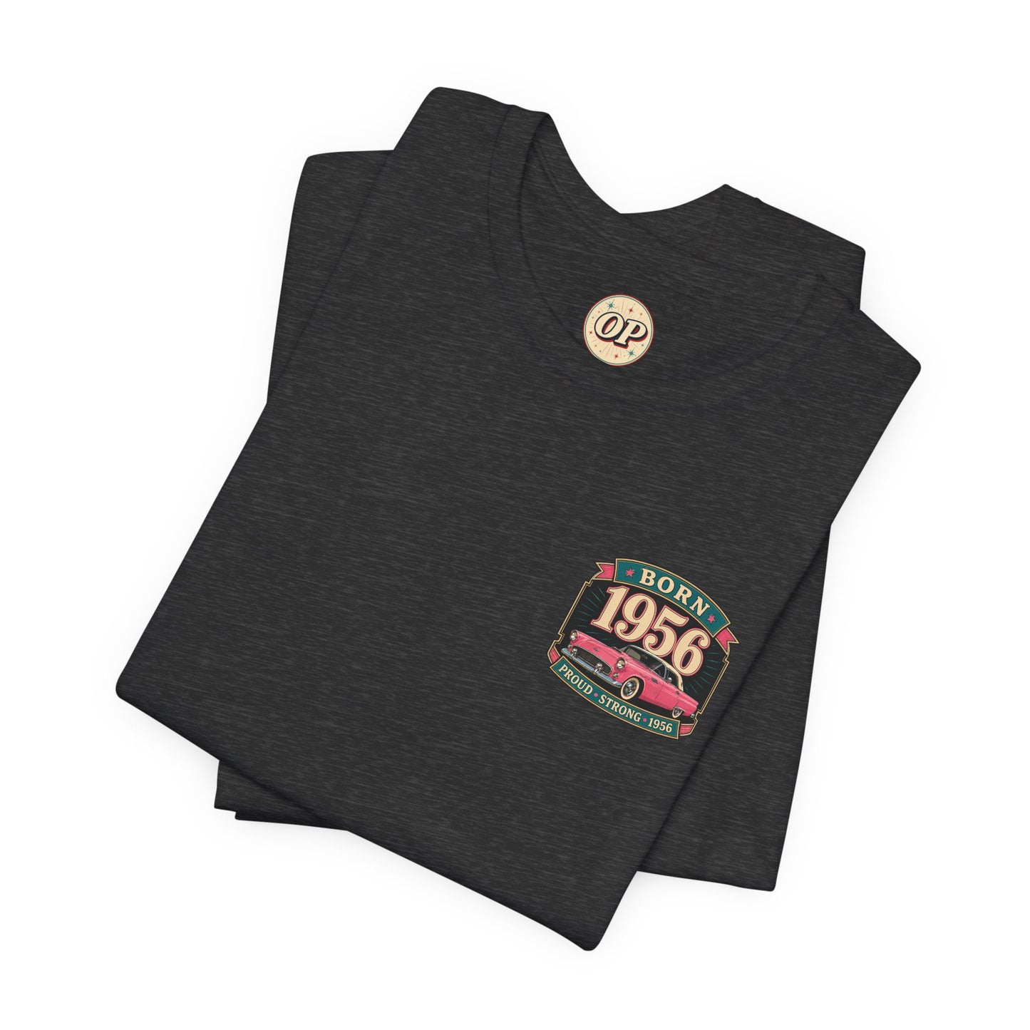 1956 Thunderbird T-Shirt | Vintage Born in 1956 Gift | 70th Birthday Retro Tee for Men & Women