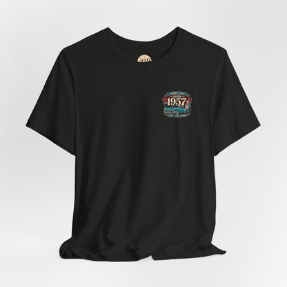 1957 Chevrolet Bel Air T-Shirt | Vintage Born in 1957 Gift | 69th Birthday Retro Tee for Men & Women