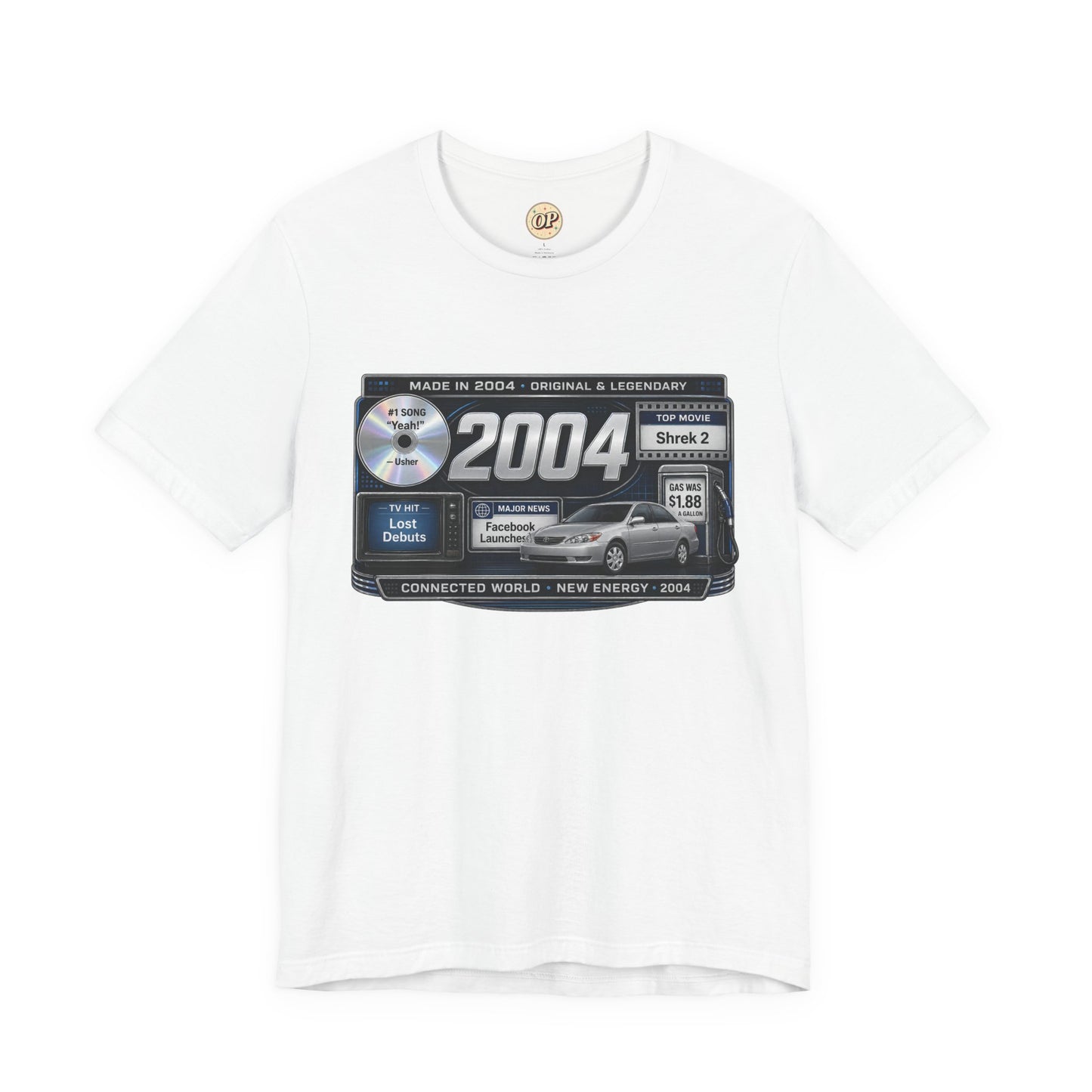 2004 Y2K Classic Car T-Shirt | Born in 2004 Birthday Gift | 22nd Birthday Tee for Men & Women