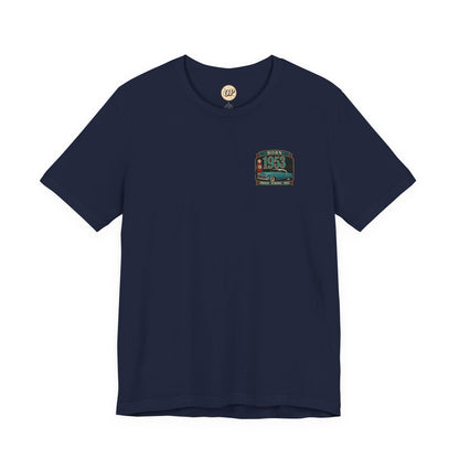 1953 Chevrolet T-Shirt | Vintage Born in 1953 Gift | 73rd Birthday Retro Tee for Men & Women