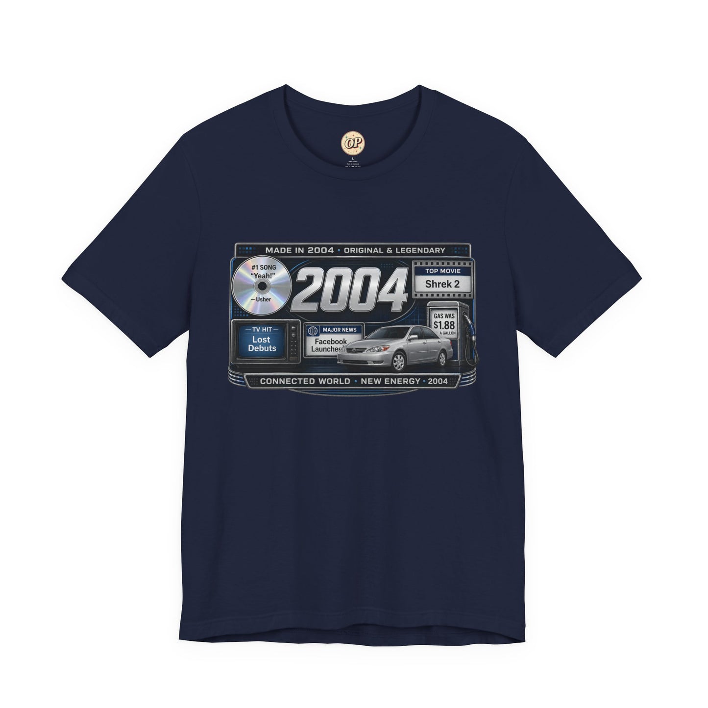 2004 Y2K Classic Car T-Shirt | Born in 2004 Birthday Gift | 22nd Birthday Tee for Men & Women