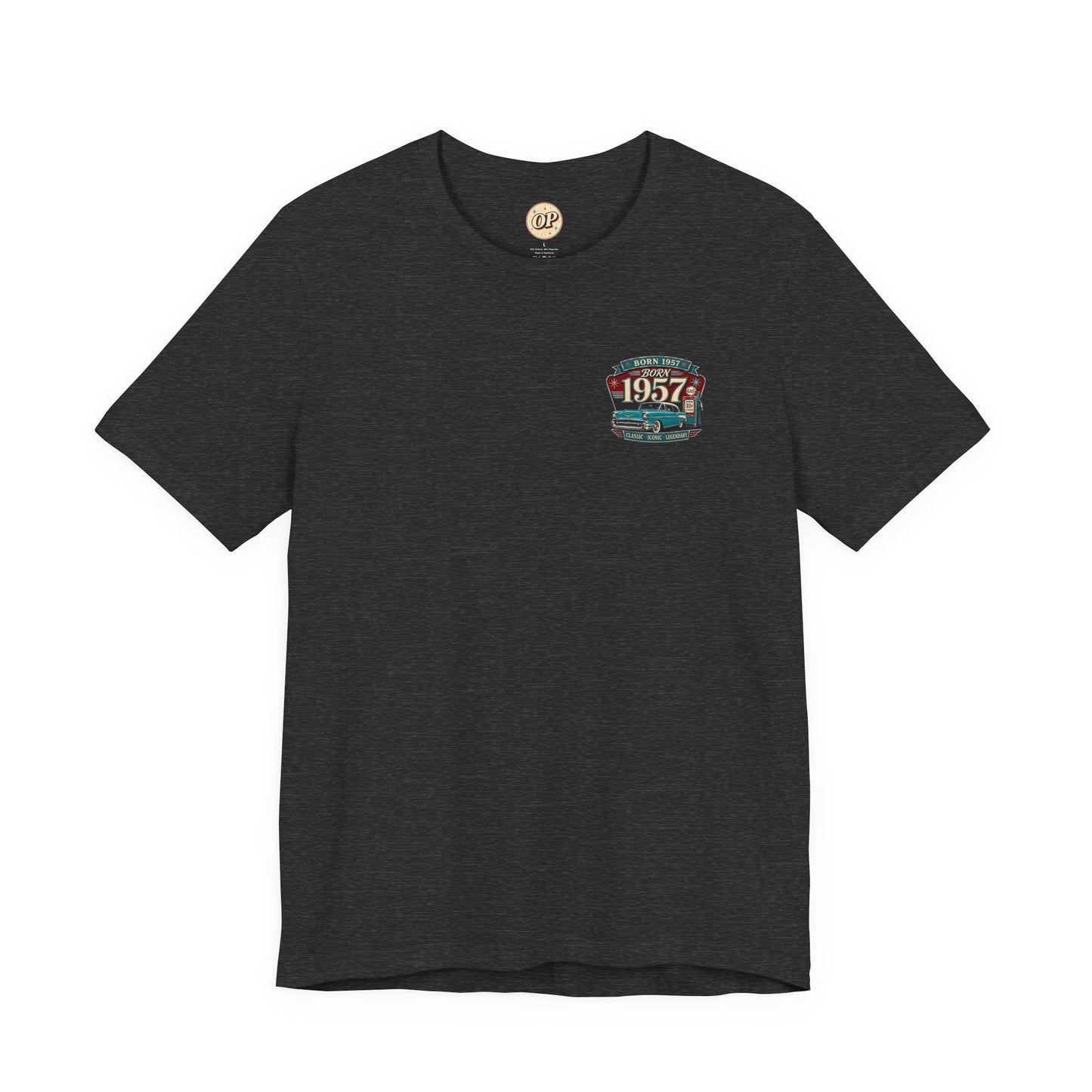 1957 Chevrolet Bel Air T-Shirt | Vintage Born in 1957 Gift | 69th Birthday Retro Tee for Men & Women