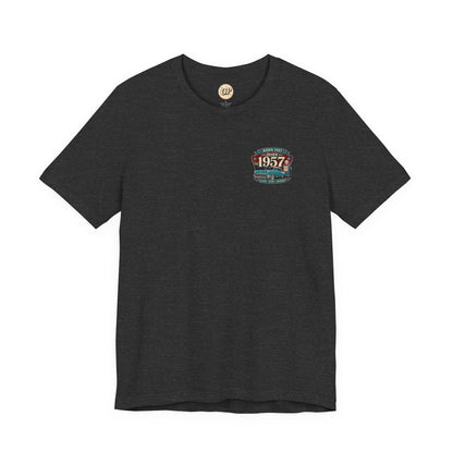 1957 Chevrolet Bel Air T-Shirt | Vintage Born in 1957 Gift | 69th Birthday Retro Tee for Men & Women