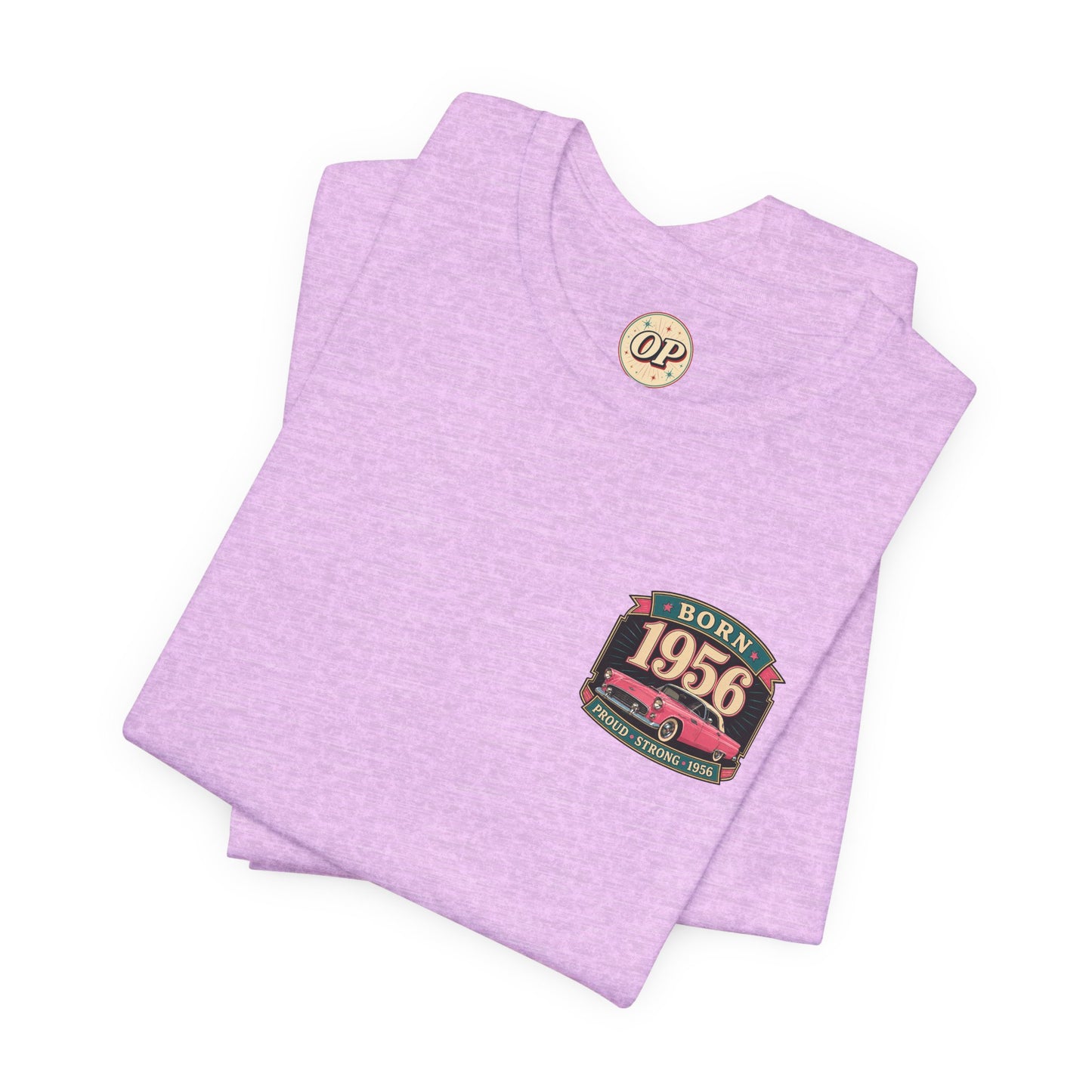 1956 Thunderbird T-Shirt | Vintage Born in 1956 Gift | 70th Birthday Retro Tee for Men & Women