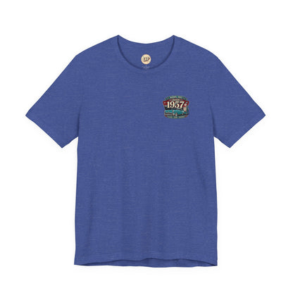 1957 Chevrolet Bel Air T-Shirt | Vintage Born in 1957 Gift | 69th Birthday Retro Tee for Men & Women