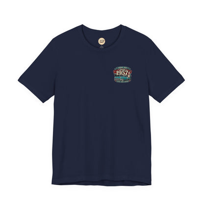 1957 Chevrolet Bel Air T-Shirt | Vintage Born in 1957 Gift | 69th Birthday Retro Tee for Men & Women