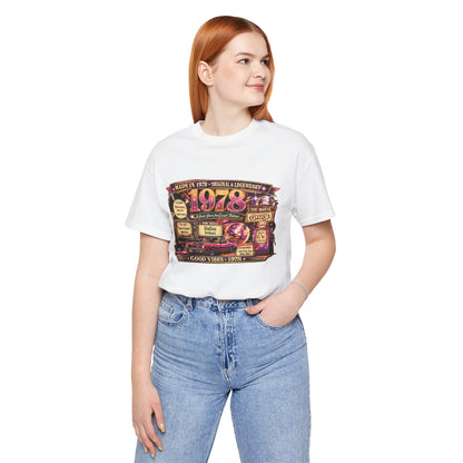 1978 Muscle Car T-Shirt | Born in 1978 Birthday Gift | 48th Birthday Tee for Men & Women