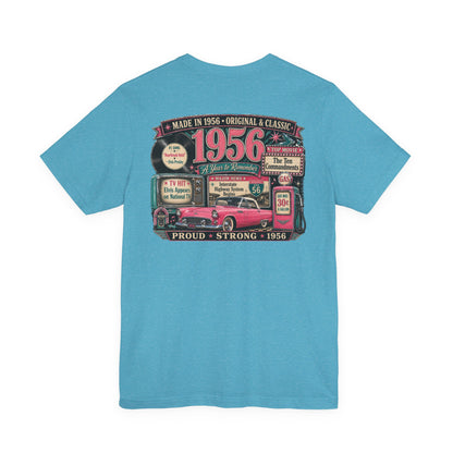 1956 Thunderbird T-Shirt | Vintage Born in 1956 Gift | 70th Birthday Retro Tee for Men & Women