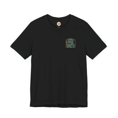 1953 Chevrolet T-Shirt | Vintage Born in 1953 Gift | 73rd Birthday Retro Tee for Men & Women