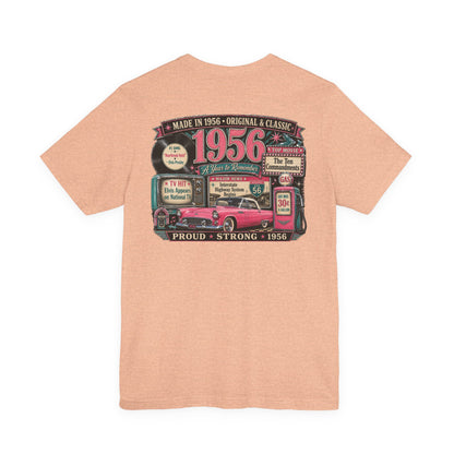 1956 Thunderbird T-Shirt | Vintage Born in 1956 Gift | 70th Birthday Retro Tee for Men & Women