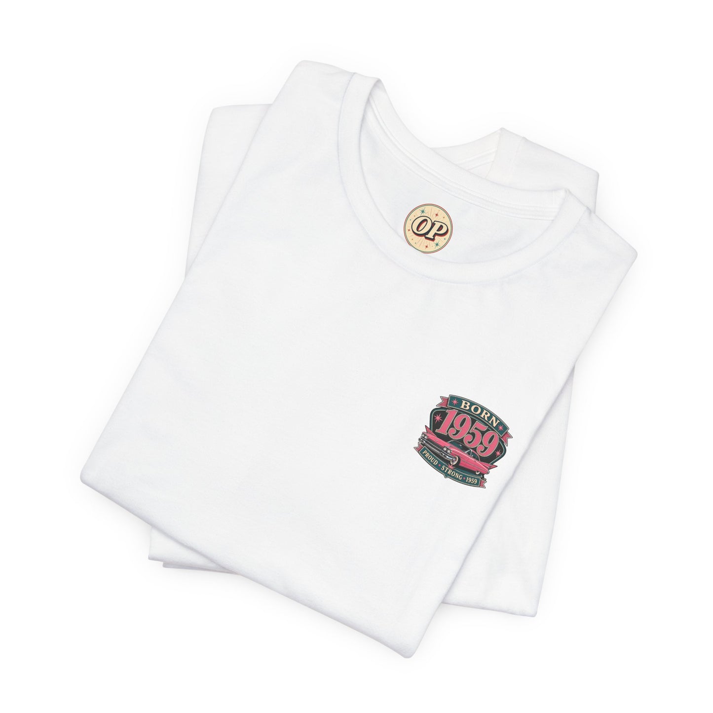1959 Cadillac T-Shirt | Vintage Born in 1959 Gift | 67th Birthday Retro Tee for Men & Women