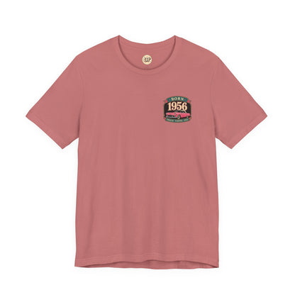 1956 Thunderbird T-Shirt | Vintage Born in 1956 Gift | 70th Birthday Retro Tee for Men & Women